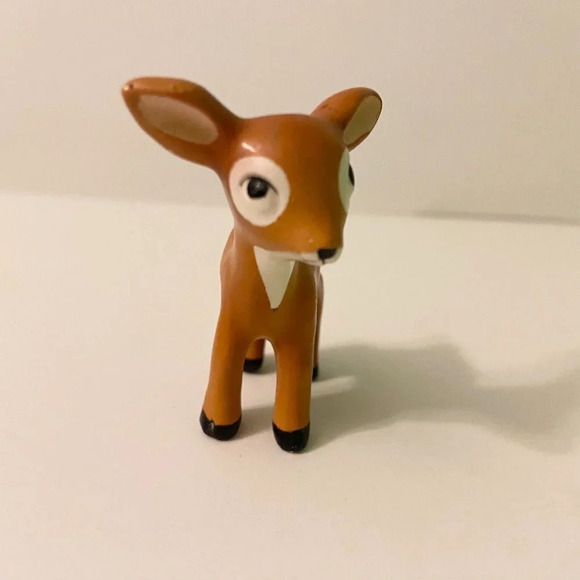 Vintage Small  Ceramic Deer Fawn Figurine 2.25 Inch Tall Germany Figure - Picture 6 of 15